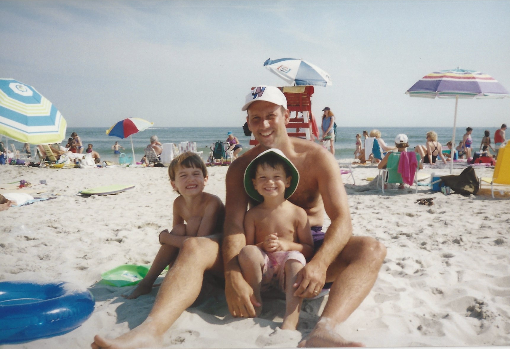 John at the beach with family